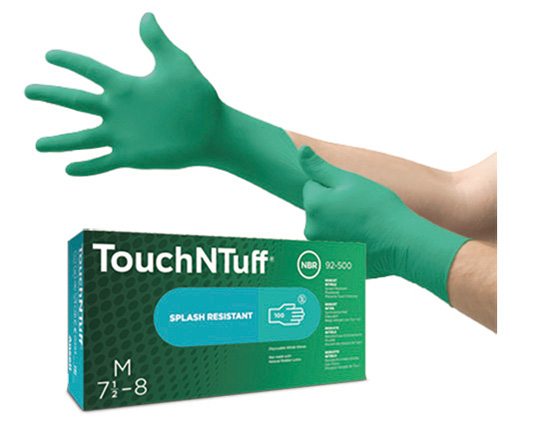 Boîte de 100 gants Touch n tuff® 92-670 poudrés sans latex à usage