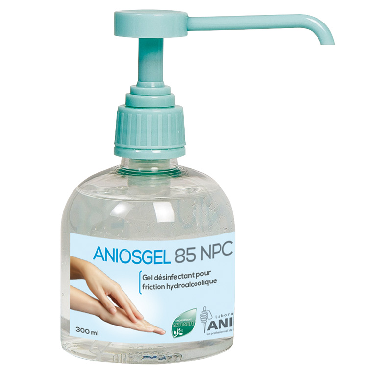 Aniosgel 85 NPC Gel Désinfectant Hydroalcoolique, 1 flacon de 300ml