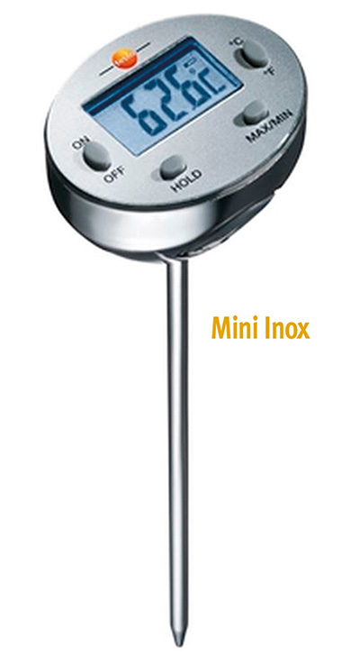 Thermomètre digital int./ext. - Sonde NTC embout inox - Maxi/Mini +  Ralentisseur thermique